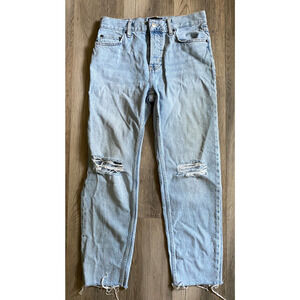 Rails Atwater Womens Size 26 Slouchy Straight Jeans Distressed Boho Grunge